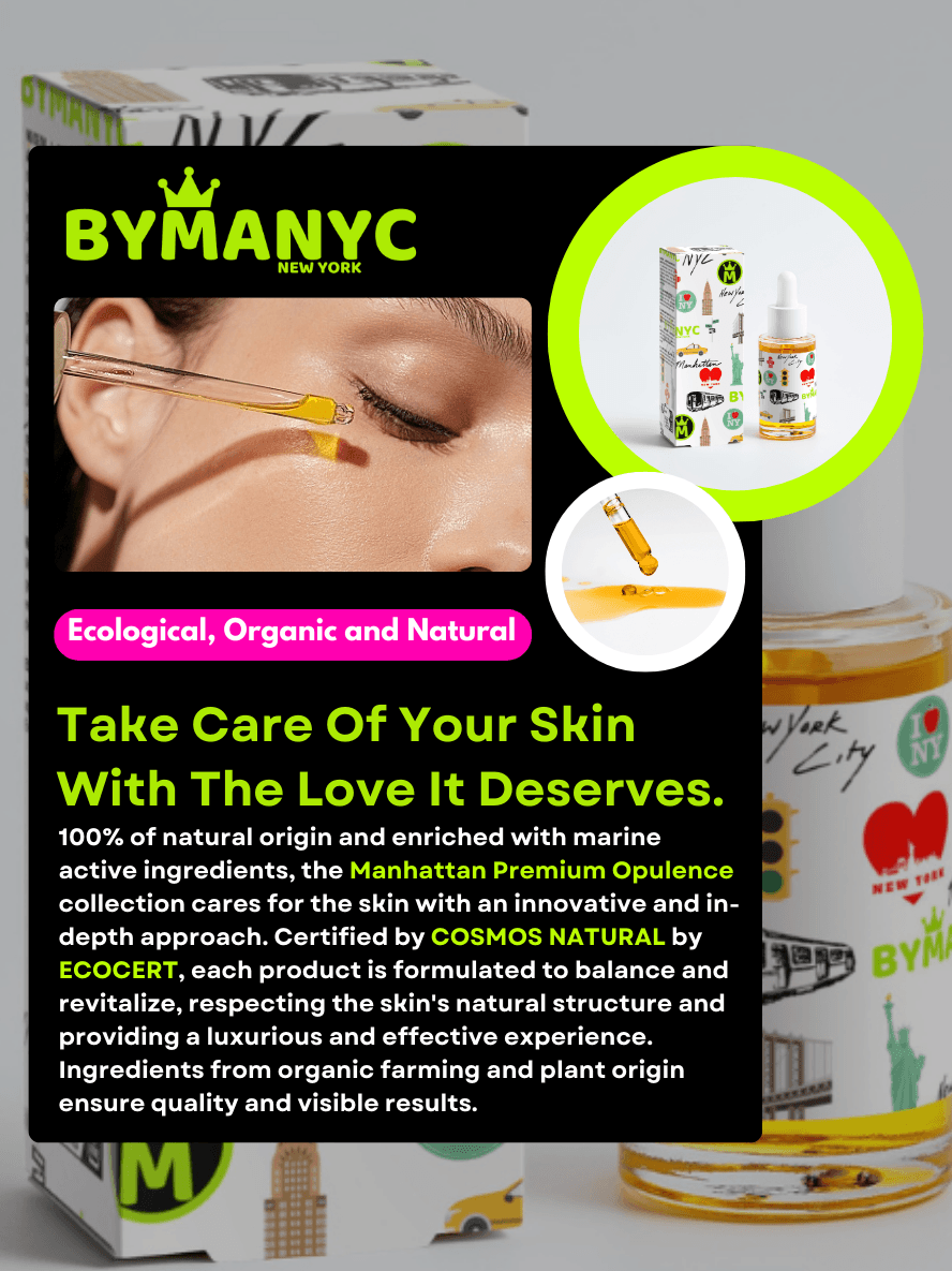 Eco nährendes Gesichtsöl | BYMANYC ® New York | Zertifiziert biologisch