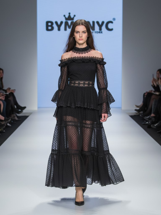 Long Black Party Dress MEATPACKING: Prêt-à-Porter Line BYMANYC ® New York
