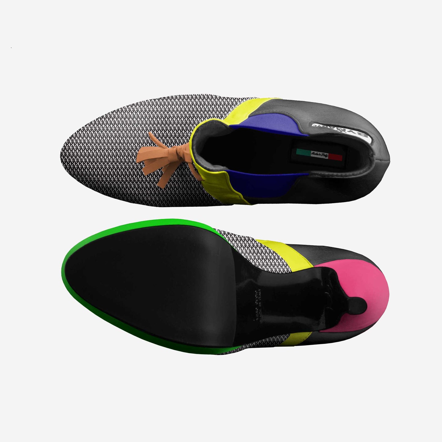 Vegan Platform Boots BYMANYC® New York Urban Chic Black