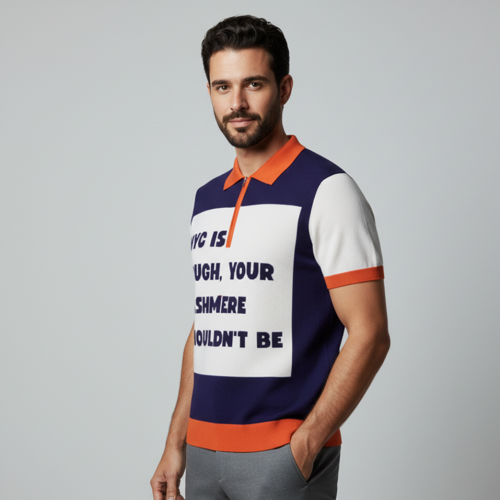 BROOKLYN Cashmere Polo Men's BYMANYC ® New York