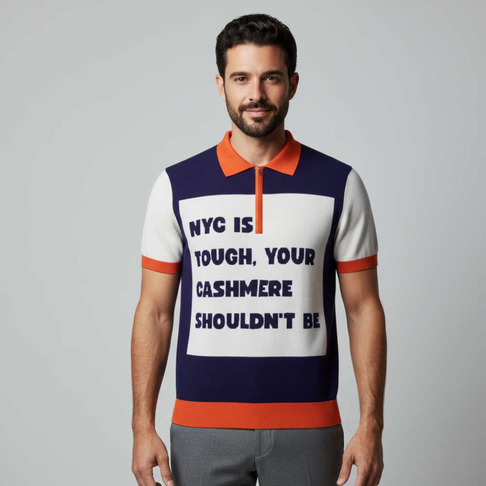 BROOKLYN Cashmere Polo Men's BYMANYC ® New York
