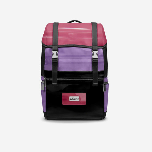 BYMANYC ® New York – NYC COUTURE Backpack in Berry & Violet Storm