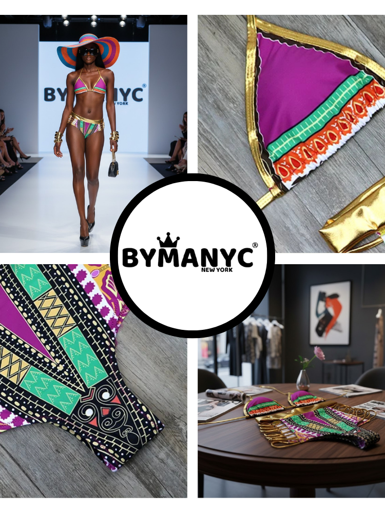 Bikini HARLEM NYFW Neue Kollektion BYMANYC ® New York