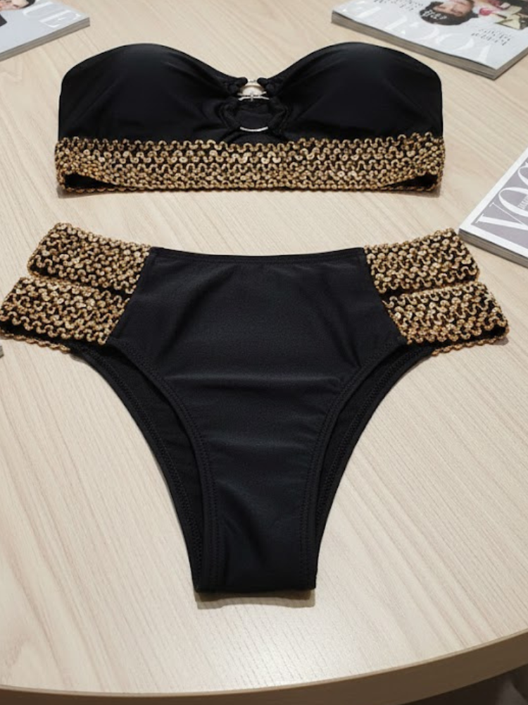 Bikini WALL STREET NYFW Neue Kollektion BYMANYC ® New York