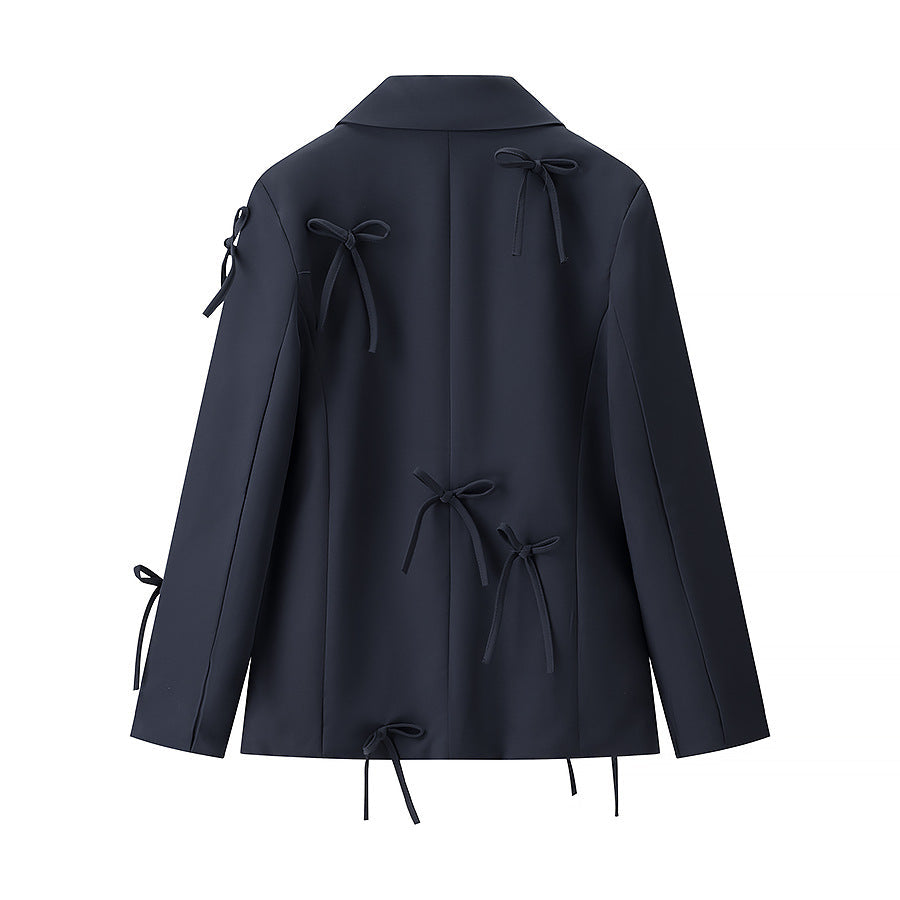 Bow-Detail Versatile Blazer Women's, Soho | BYMANYC ® New York
