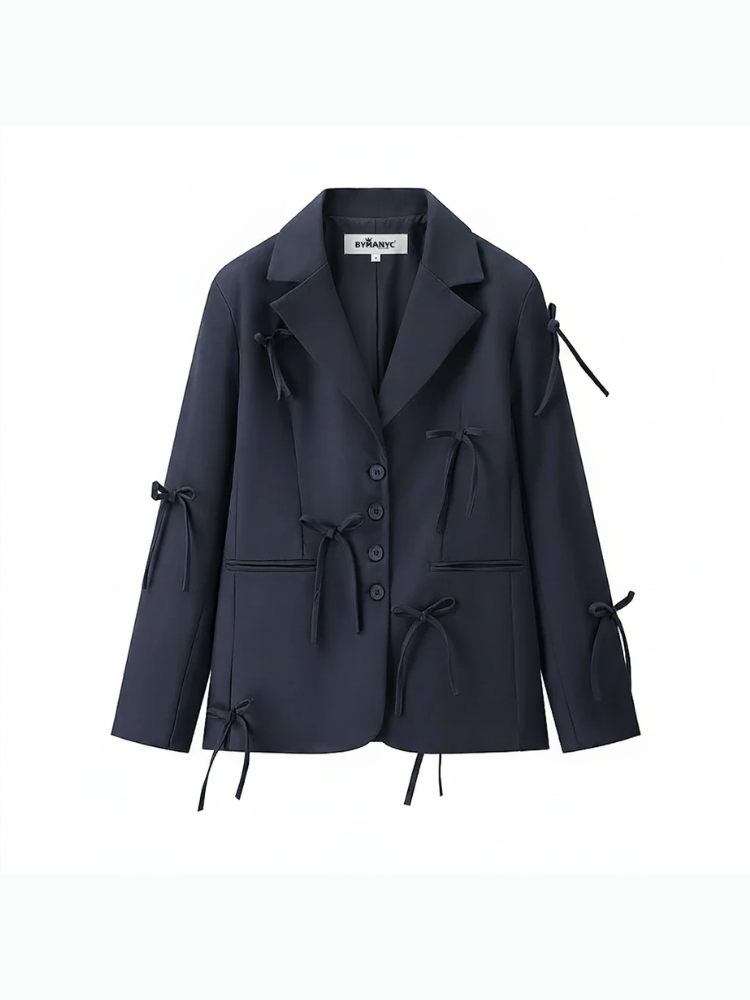 Bow-Detail Versatile Blazer Women's, Soho | BYMANYC ® New York