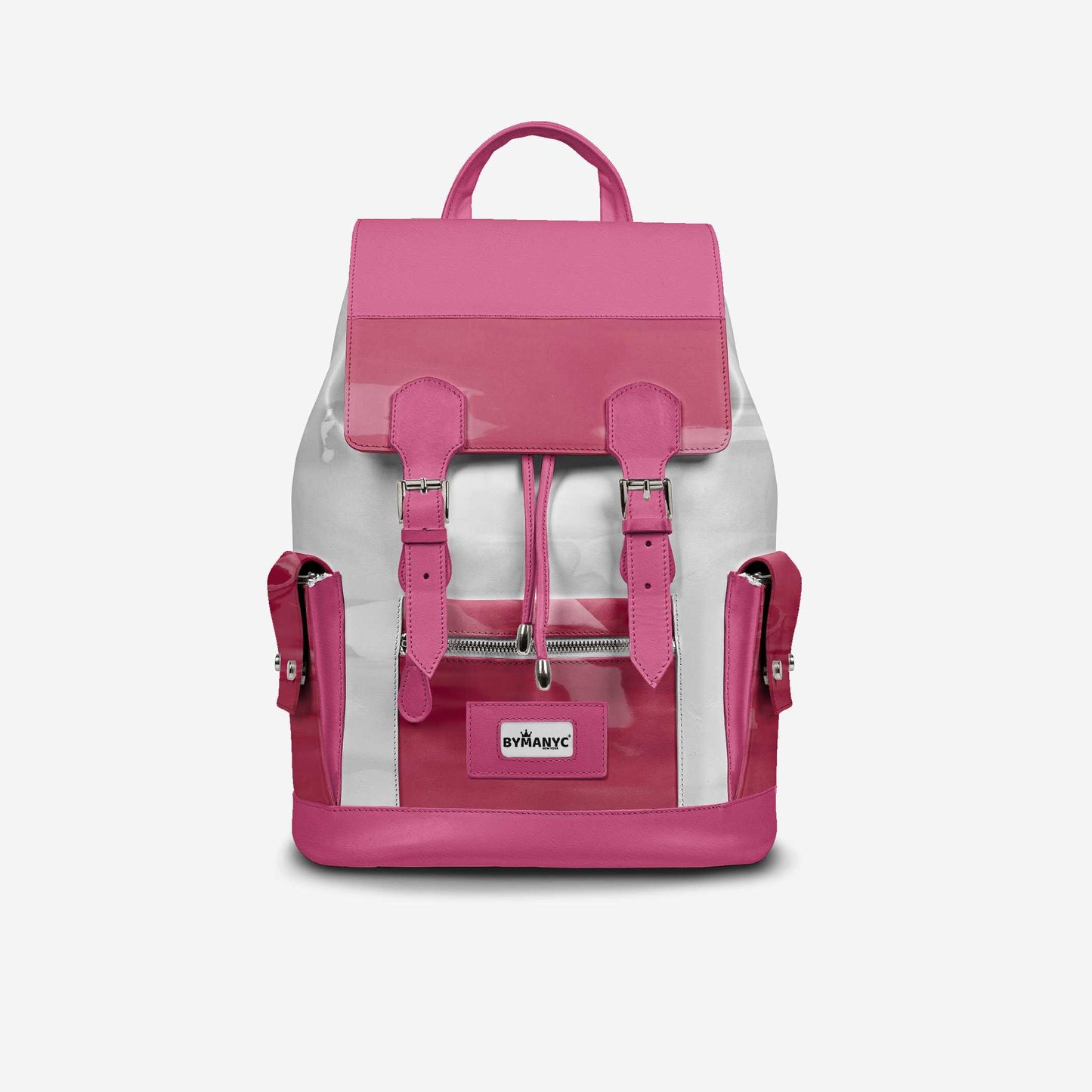 COUTURE Eco Backpack – Pink & White Edition | BYMANYC ® New York