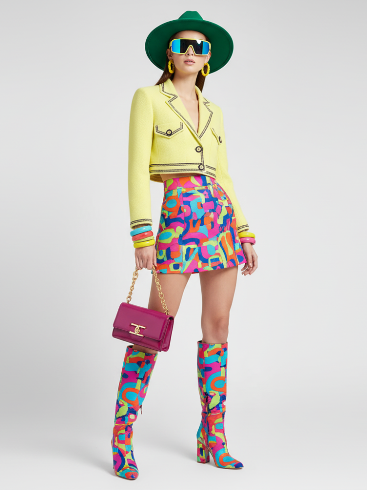 Cropped Tweed Jacket Women´s  TIMES SQUARE BYMANYC ® New York