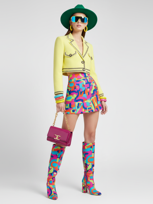 Cropped Tweed Jacket Women´s  TIMES SQUARE BYMANYC ® New York