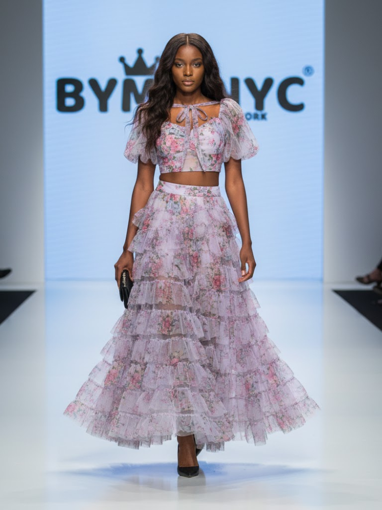 DUMBO Blumenrock und Oberteil Set: Prêt-à-Porter Linie BYMANYC ® New York