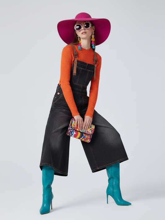 Jeans-Latzhose, Williamsburg | Unisex - BYMANYC ® New York