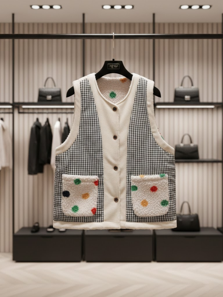 Grafische Wendeweste Eco-Vest • MADISON Neue Kollektion BYMANYC ® New York