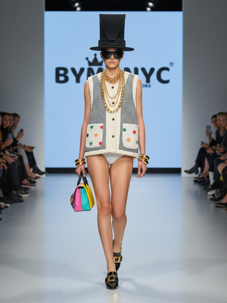 Grafische Wendeweste Eco-Vest • MADISON Neue Kollektion BYMANYC ® New York