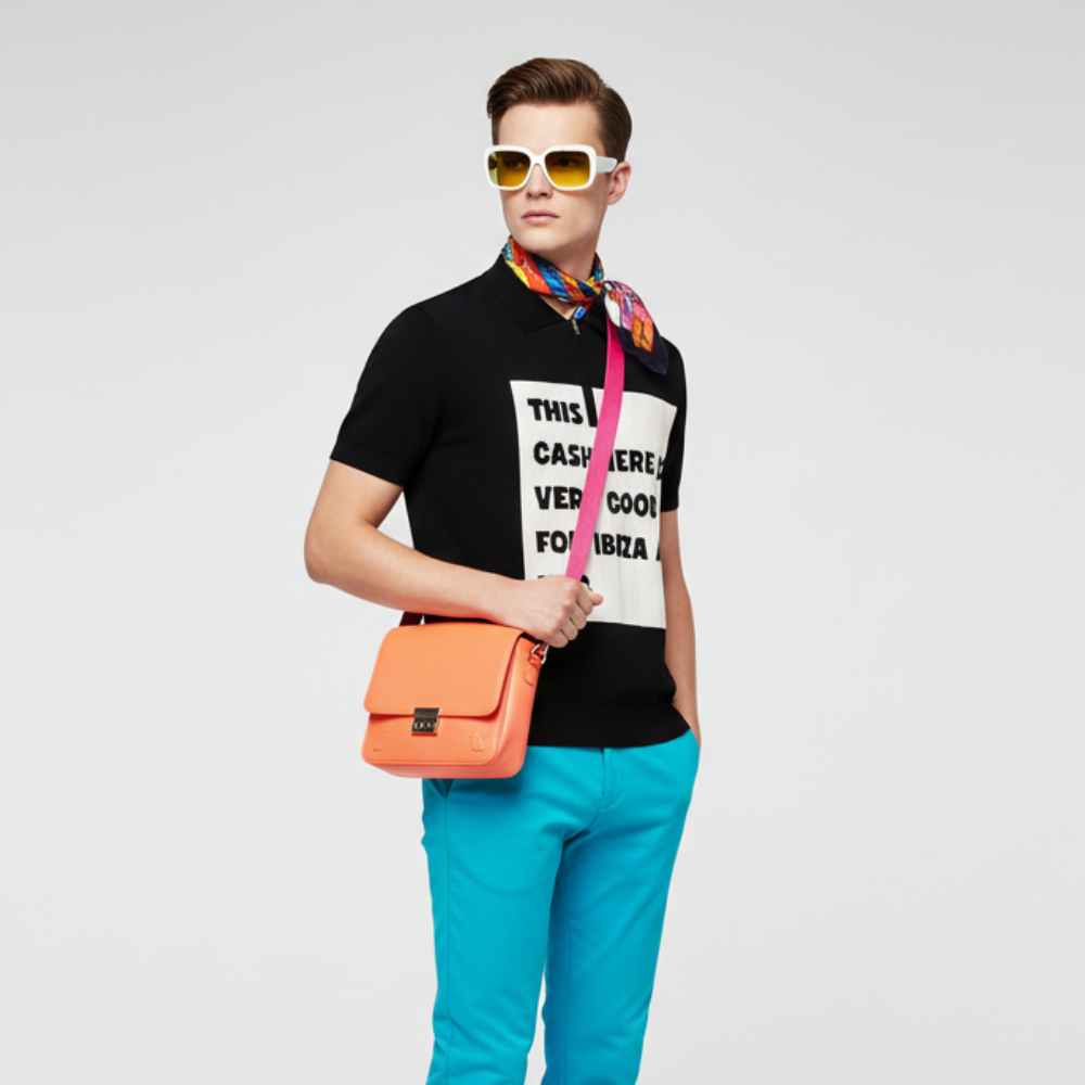 IBIZA NIGHTS: Effortless Luxury for NYC and the Mediterranean Cashmere Men's Polo