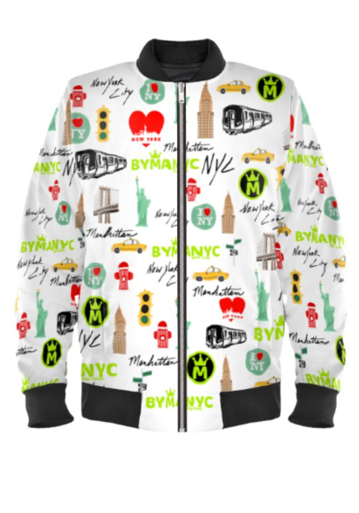 Limited Edition Jacket Manhattan Mosaic Sunset Men's o Unisex – BYMANYC ® New York
