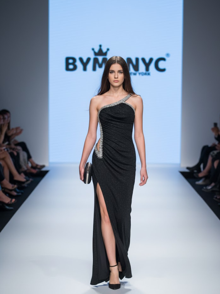 Long Black Evening Dress TURTLE BAY: Prêt-à-Porter Line BYMANYC ® New York