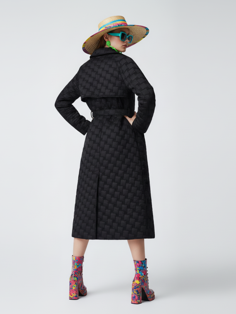 Long Quilted Puffer Women's Coat FIFTH AVENUE BYMANYC ® New York