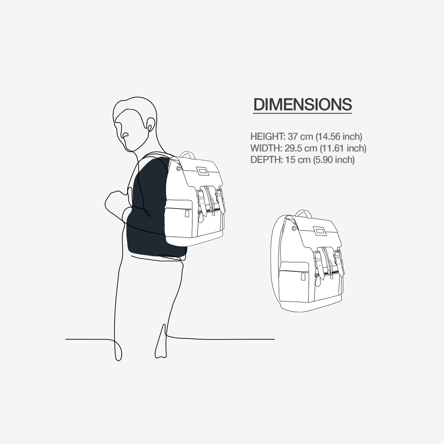 Luxury Vegan Backpack GOLD SAFARI – BYMANYC ® New York Made in Italy