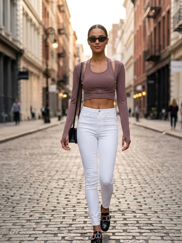 Mauves CENTRAL PARK Sporttop Prêt-à-porter BYMANYC ® New York