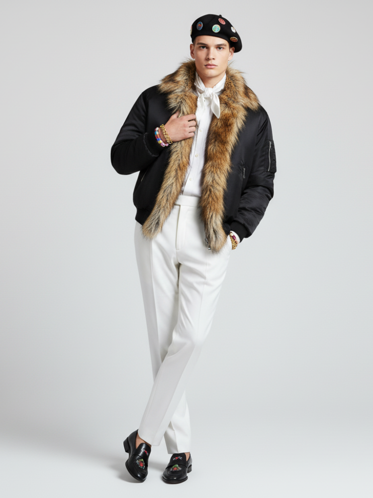 Men's Bomber Jacket CHELSEA COUTURE BYMANYC ® New York