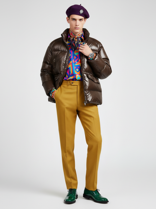 Men's Puffer Jacket CARNEGIE COUTURE BYMANYC ® New York