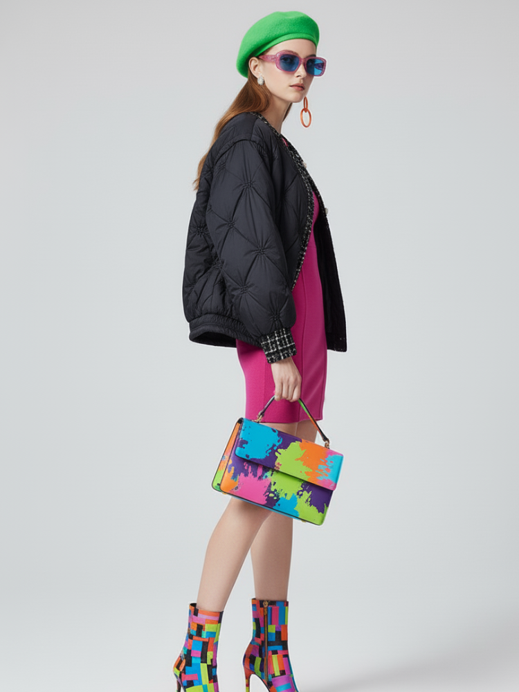 SOHO Hybrid-Bomberjacke aus Tweed BYMANYC ® New York