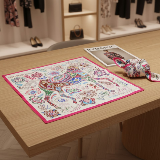 Scarf FLORA EQUINE DELIGHT Metropolitan Collection BYMANYC ® New York