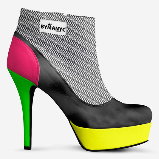 Vegan Ankle Boot Platform BYMANYC® New York Fierce Black