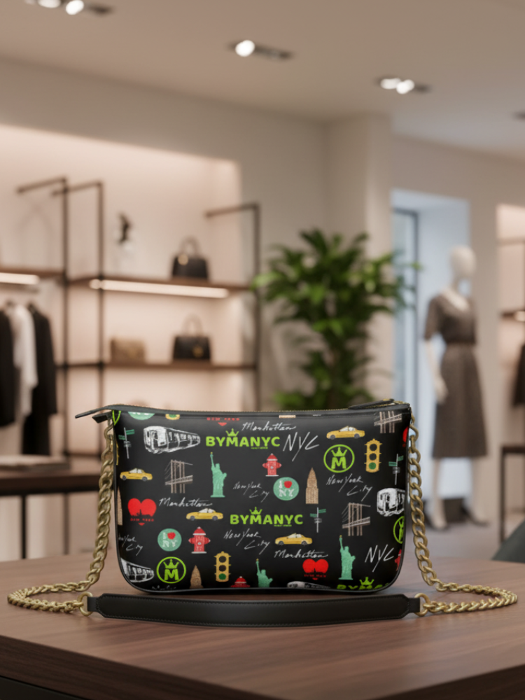 Vegane Tasche NOIR COUTURE – BYMANYC ® New York Luxury Eco Design