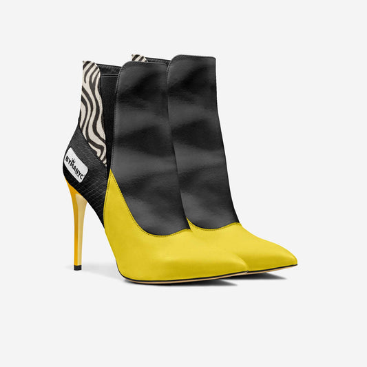 Vegane High Heels Damen BYMANYC ® New York Tribeca Yellow Surge
