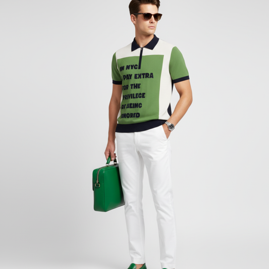 WALL STREET Cashmere Polo Men's BYMANYC ® New York