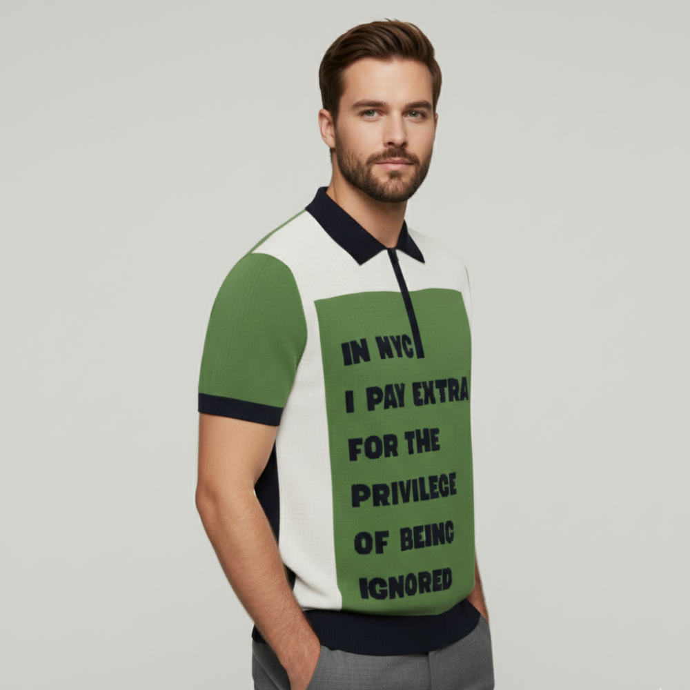 WALL STREET Cashmere Polo Men's BYMANYC ® New York