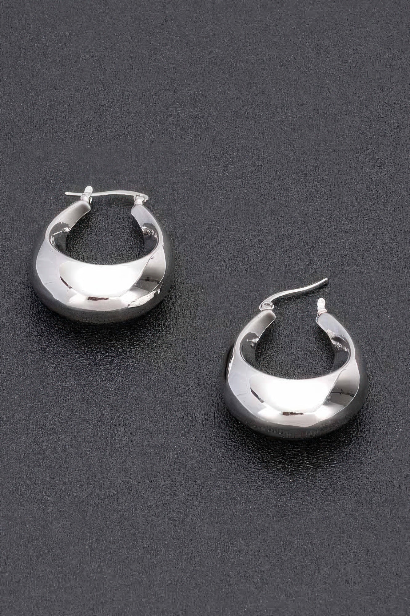 MIDNIGHT TRIBES Metal Vintage Hoop Earrings: BYMANYC ® New York