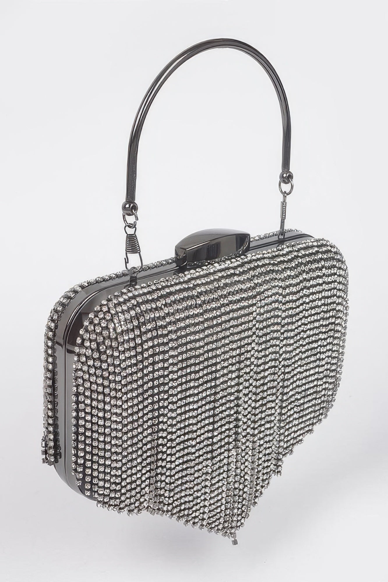 Damenhandtasche Strass Fransen Clutch - BROADWAY - BYMANYC ® New York