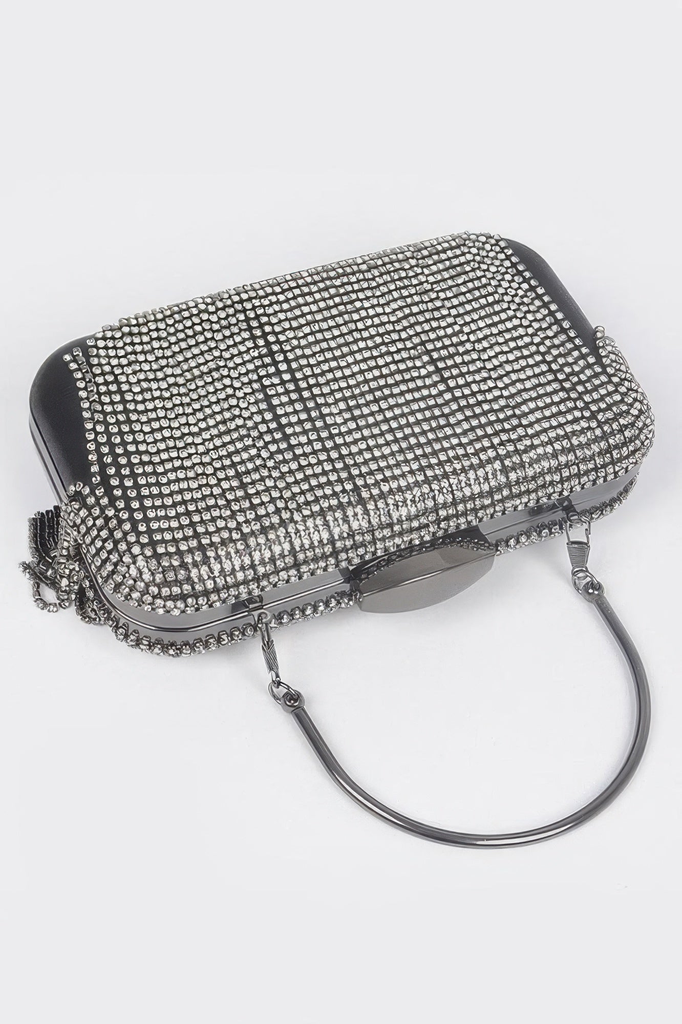 Damenhandtasche Strass Fransen Clutch - BROADWAY - BYMANYC ® New York