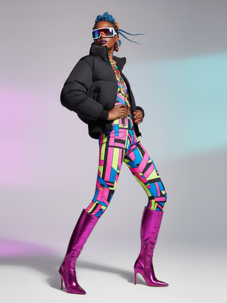 Damen Cropped Pufferjacke HARLEM ECO FASHION BYMANYC ® New York