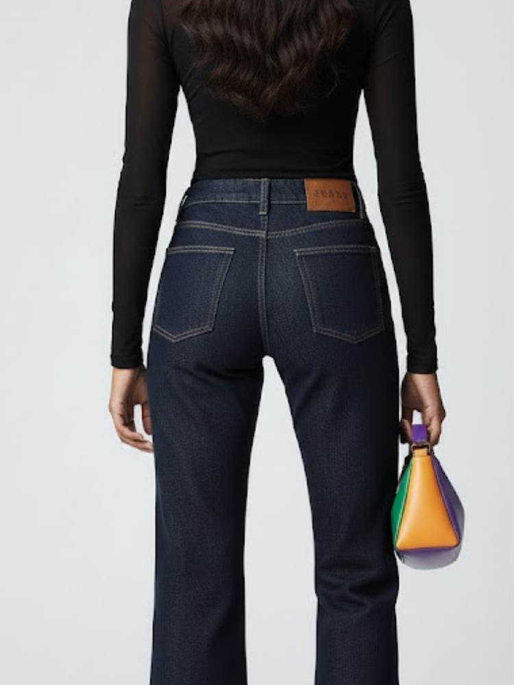 Damen Jeanshose HUDSON YARDS NYFW Neue Kollektion BYMANYC ® New York