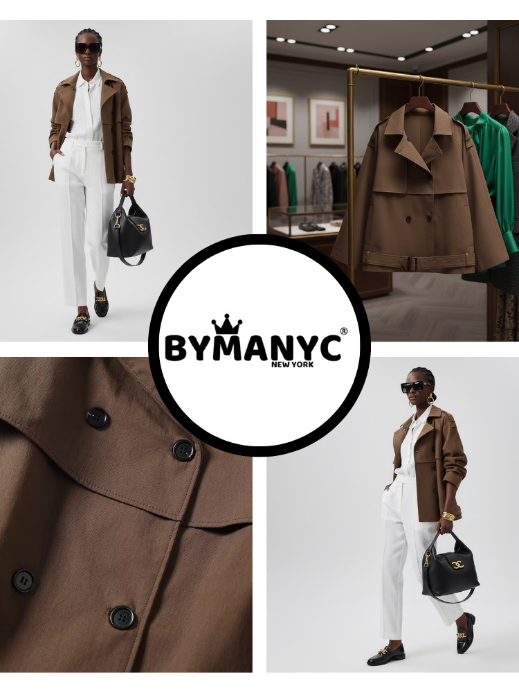 Damen-Öko-Jacke CHINATOWN NY CITY Kollektion BYMANYC ® New York