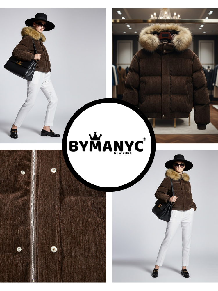 Damen Eco Jacke KOREATOWN NY CITY Kollektion BYMANYC ® New York