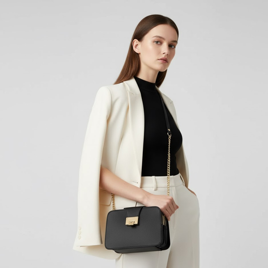 Women's Handbags: SoHo Chain Flap | Manhattan Chic Collection BYMANYC ® New York
