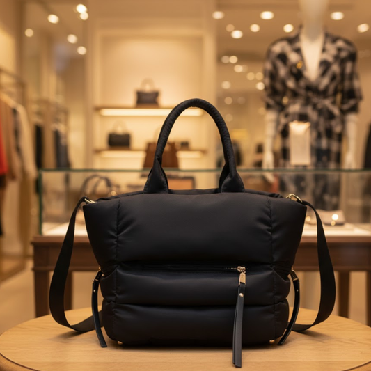 Women's Handbags: SoHo Puffer Tote | Manhattan Chic Collection BYMANYC ® New York