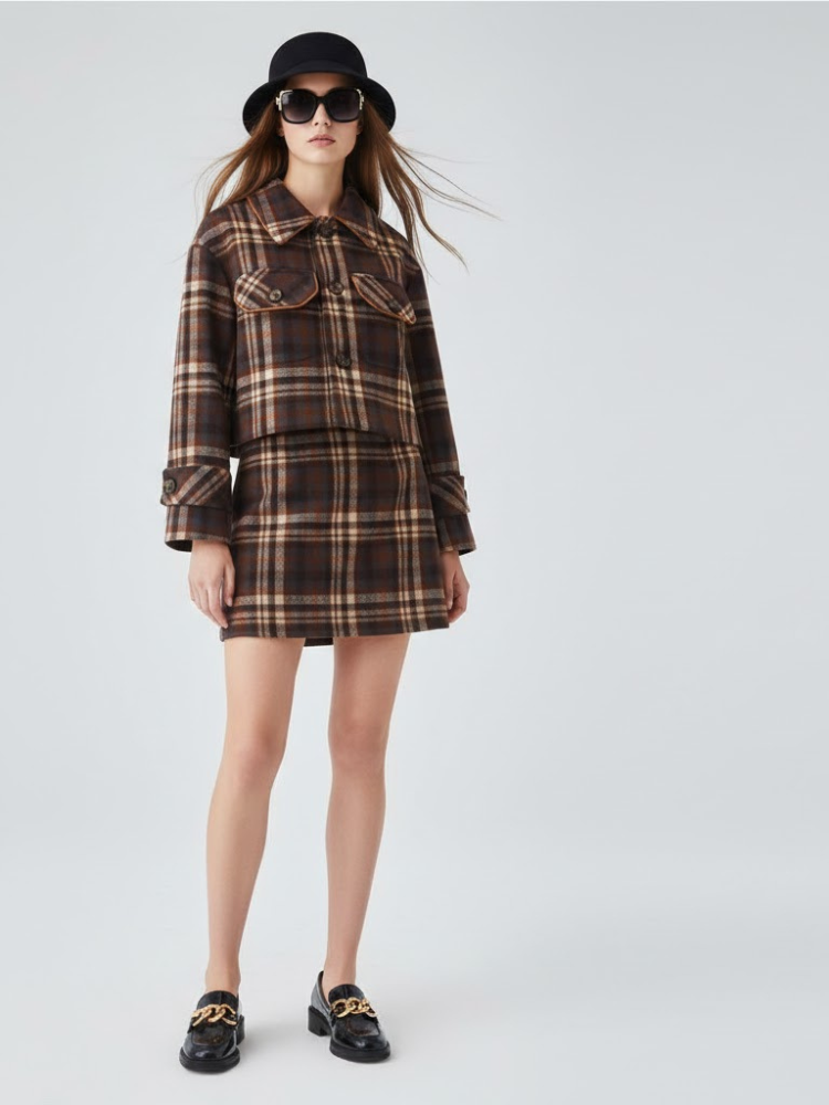 Damen Jacken- und Rock-Set NOHO NYFW Neue Kollektion BYMANYC ® New York