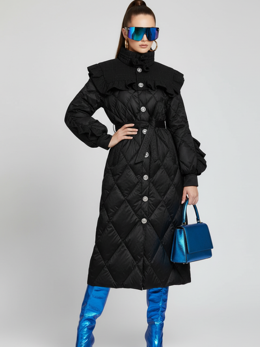Damen-Langer Mantel WALL STREET COUTURE BYMANYC ® New York