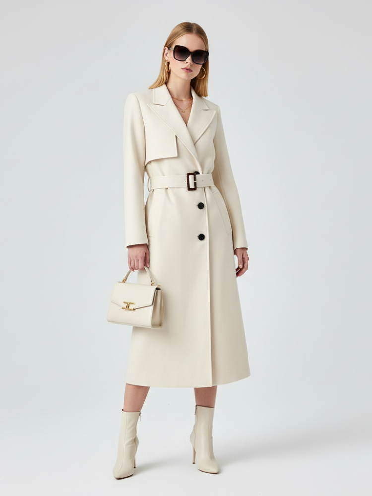 Damen Langer Trenchcoat FINANCIAL DISTRICT ECO COUTURE BYMANYC ® New York