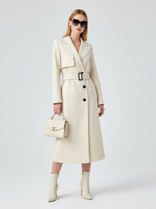 Damen Langer Trenchcoat FINANCIAL DISTRICT ECO COUTURE BYMANYC ® New York