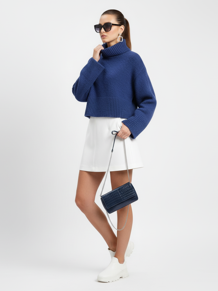 Damen Rollkragenpullover UPPER EAST SIDE ECO COUTURE BYMANYC ® New York