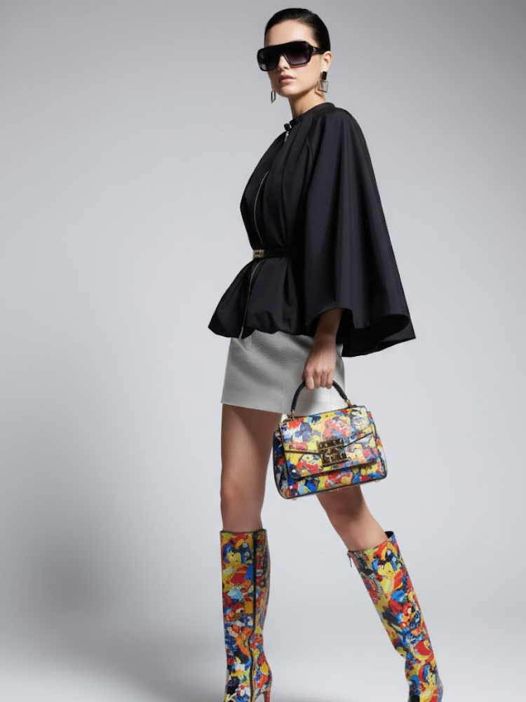 Women's Cape Bubble Jacket DUMBO New Collection Couture in Manhattan BYMANYC ® New York