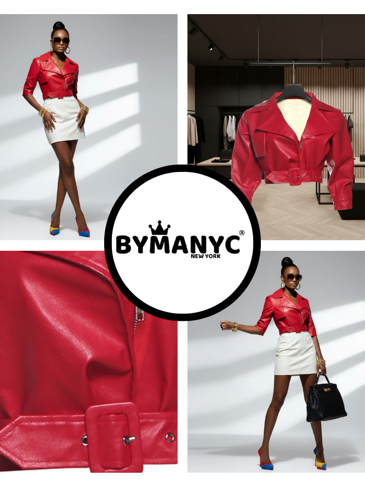 Vegane Lederjacke FIFTH AVE