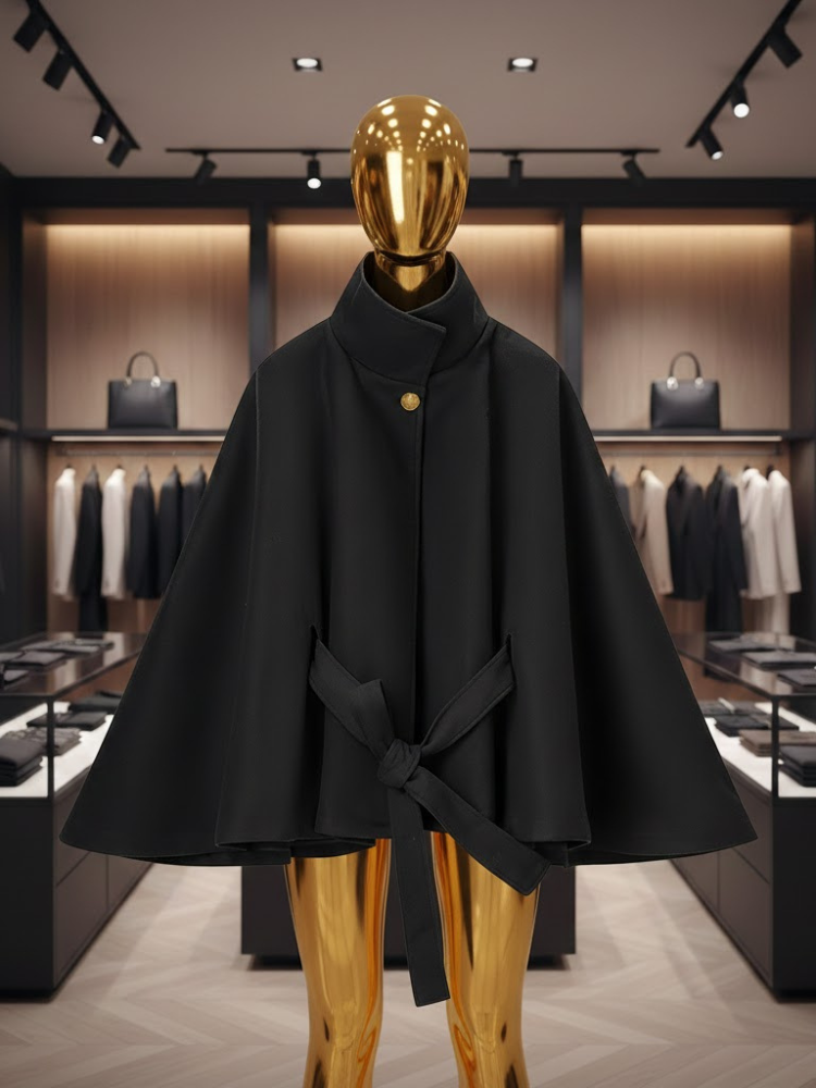 Onyx Gürtelcape • FIFTH AVE Neue Kollektion BYMANYC ® New York