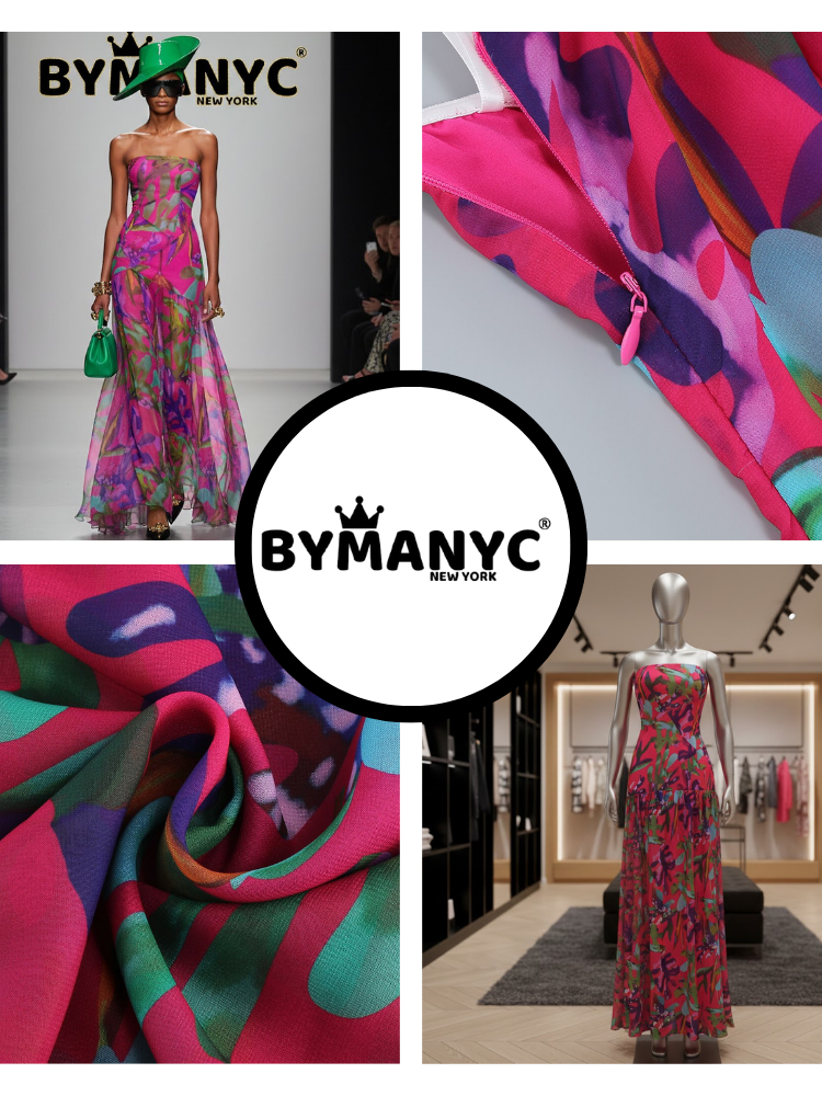 Tropical Vibes Trägerlos • CHELSEA Neue Kollektion BYMANYC ® New York
